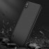 For Samsung A10 Ultra Slim PC Back Cover Non slip Shockproof 360 Degree Full Protective Case black