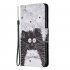For Samsung A10S A20S Smartphone Case PU Leather Phone Shell Lovely Cartoon Pattern Card Slots Overall Protection Watercolor flower