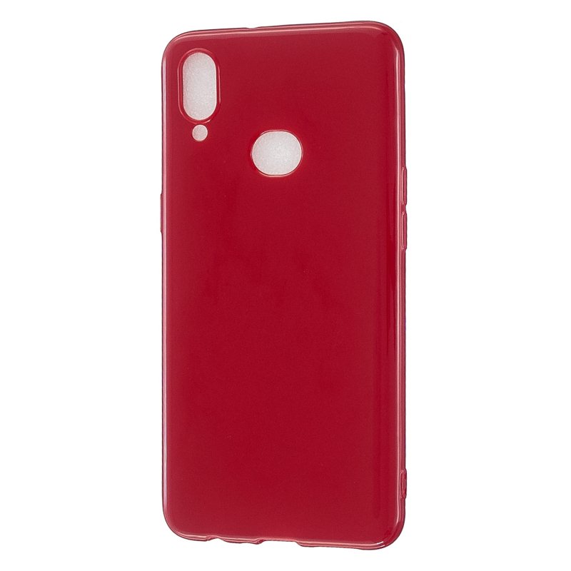 For Samsung A10S/A20S Cellphone Cover Soft TPU Phone Case Simple Profile Full Body Protection Anti-scratch Shell Rose red