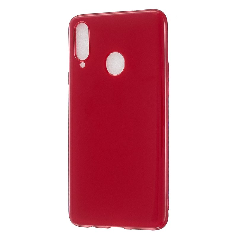For Samsung A10S/A20S Cellphone Cover Soft TPU Phone Case Simple Profile Full Body Protection Anti-scratch Shell Rose red