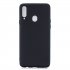 For Samsung A10S A20S Shockproof TPU Back Cover Soft Candy Color Frosted Surface Mobile Phone Case black