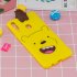 For Samsung A10S A20S Color Painting 3D Cartoon Animal Full Protective Soft TPU Mobile Phone Case yellow
