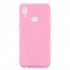 For Samsung A10S A20S Shockproof TPU Back Cover Soft Candy Color Frosted Surface Mobile Phone Case dark pink
