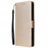 For Samsung A10S A20S Cellphone Cover Mobile Phone Shell Buckle Closure Cards Slots PU Leather Smart Shell with Wallet Overall Protection gold
