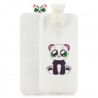 For Samsung A11 Soft TPU Back Cover Cartoon Painting Mobile Phone Case Shell with Bracket panda