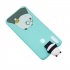 For Samsung A11 Soft TPU Back Cover Cartoon Painting Mobile Phone Case Shell with Bracket Striped Bear