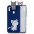 For Samsung A11 Soft TPU Back Cover Cartoon Painting Mobile Phone Case Shell with Bracket Licking pussy