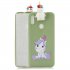 For Samsung A11 Soft TPU Back Cover Cartoon Painting Mobile Phone Case Shell with Bracket Cute Horse