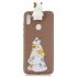 For Samsung A11 Soft TPU Back Cover Cartoon Painting Mobile Phone Case Shell with Bracket Hamsters