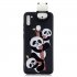 For Samsung A11 Soft TPU Back Cover 3D Cartoon Painting Mobile Phone Case Shell Three pandas