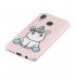 For Samsung A30 A20 TPU Full Cover Cartoon Pattern Solid Color Protective Phone Case with Adjustable Bracket 6 