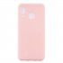 For Samsung A30 Lovely Candy Color Matte TPU Anti scratch Non slip Protective Cover Back Case Light pink