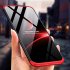 For Samsung A30 Ultra Slim PC Back Cover Non slip Shockproof 360 Degree Full Protective Case Red black red
