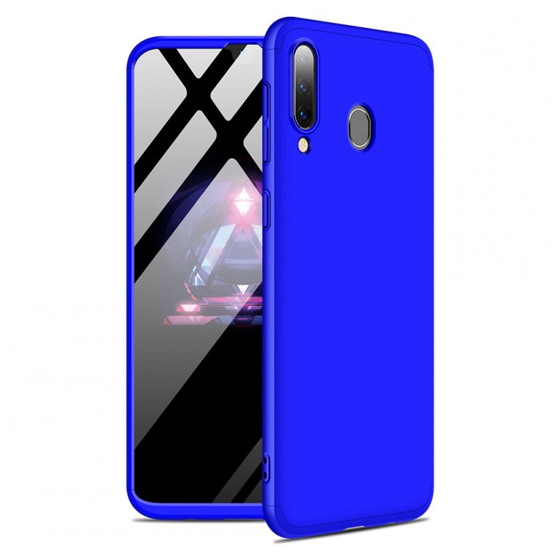 For Samsung A30 Ultra Slim PC Back Cover Non-slip Shockproof 360 Degree Full Protective Case blue