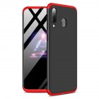 For Samsung A30 Ultra Slim PC Back Cover Non-slip Shockproof 360 Degree Full Protective Case Red black red