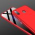 For Samsung A30 Ultra Slim PC Back Cover Non slip Shockproof 360 Degree Full Protective Case red