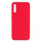 For Samsung A50 Lovely Candy Color Matte TPU Anti-scratch Non-slip Protective Cover Back Case red