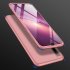 For Samsung A50 Ultra Slim PC Back Cover Non slip Shockproof 360 Degree Full Protective Case Rose gold