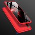 For Samsung A50 Ultra Slim PC Back Cover Non slip Shockproof 360 Degree Full Protective Case red