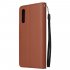 For Samsung A50 Wallet type PU Leather Protective Phone Case with Buckle   3 Card Position black