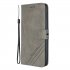 For Samsung A51 A71 M30S Case Soft Leather Cover with Denim Texture Precise Cutouts Wallet Design Buckle Closure Smartphone Shell  gray
