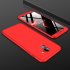 For Samsung A6 2018 360 Degree Protective Case Ultra Thin Hard Back Cover Red black red