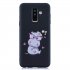 For Samsung A6 plus 2018 Cute Coloured Painted TPU Anti scratch Non slip Protective Cover Back Case with Lanyard white