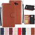 For Samsung A7 2017 A720 PU Leather Cell Phone Case Protective Cover Shell with Buckle brown