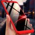 For Samsung A7 2018 3 in 1 360 Degree Non slip Shockproof Full Protective Case Red black red Samsung A7 2018