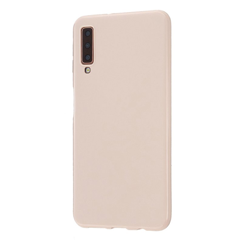 For Samsung A7 2018/A920 Smartphone Case Soft TPU Precise Cutouts Anti-slip Overal Protection Cellphone Cover  Sakura pink