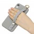 For Samsung A7 2018 Simple Solid Color Chic Wrist Rope Bracket Matte TPU Anti scratch Non slip Protective Cover Back Case 12 gray