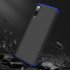 For Samsung A70 Ultra Slim PC Back Cover Non slip Shockproof 360 Degree Full Protective Case Blue black blue