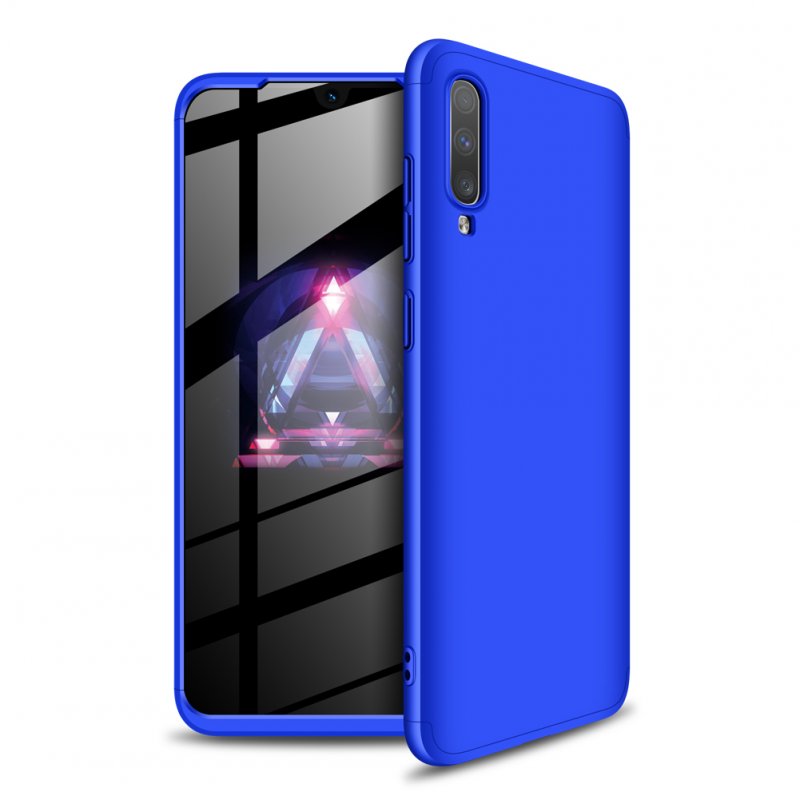 For Samsung A70 Ultra Slim PC Back Cover Non-slip Shockproof 360 Degree Full Protective Case blue