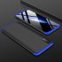 For Samsung A70 Ultra Slim PC Back Cover Non slip Shockproof 360 Degree Full Protective Case Blue black blue
