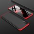 For Samsung A70 Ultra Slim PC Back Cover Non slip Shockproof 360 Degree Full Protective Case Red black red