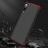 For Samsung A70 Ultra Slim PC Back Cover Non slip Shockproof 360 Degree Full Protective Case Red black red
