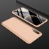 For Samsung A70 Ultra Slim PC Back Cover Non slip Shockproof 360 Degree Full Protective Case gold