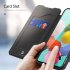 For Samsung A71 Magnetic Protective Case Bracket with Card Slot Leather Mobile Phone Cover black