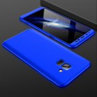 For Samsung A8 2018 360 Degree Protective Case Ultra Thin Hard Back Cover blue