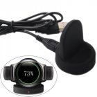 For Samsung Galaxy Gear S3 Classic Frontier Wireless Stand Charging Charger Dock  black
