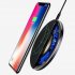 For Samsung Galaxy S8 S9 S10 Plus QI Wireless Charger Fast Charging Dock Mat Pad black
