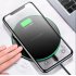 For Samsung Galaxy S8 S9 S10 Plus QI Wireless Charger Fast Charging Dock Mat Pad black