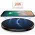 For Samsung Galaxy S8 S9 S10 Plus QI Wireless Charger Fast Charging Dock Mat Pad black