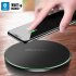 For Samsung Galaxy S8 S9 S10 Plus QI Wireless Charger Fast Charging Dock Mat Pad black