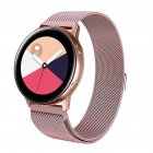 For Samsung Galaxy Watch Active 20mm Replacement Stainless Steel Watch Band Strap Rose gold