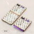 For Samsung Galaxy Z flip Foldable Cellphone Shell Electroplated Painted Folding Phone Case A18 cross pattern
