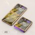 For Samsung Galaxy Z flip Foldable Cellphone Shell Electroplated Painted Folding Phone Case A6
