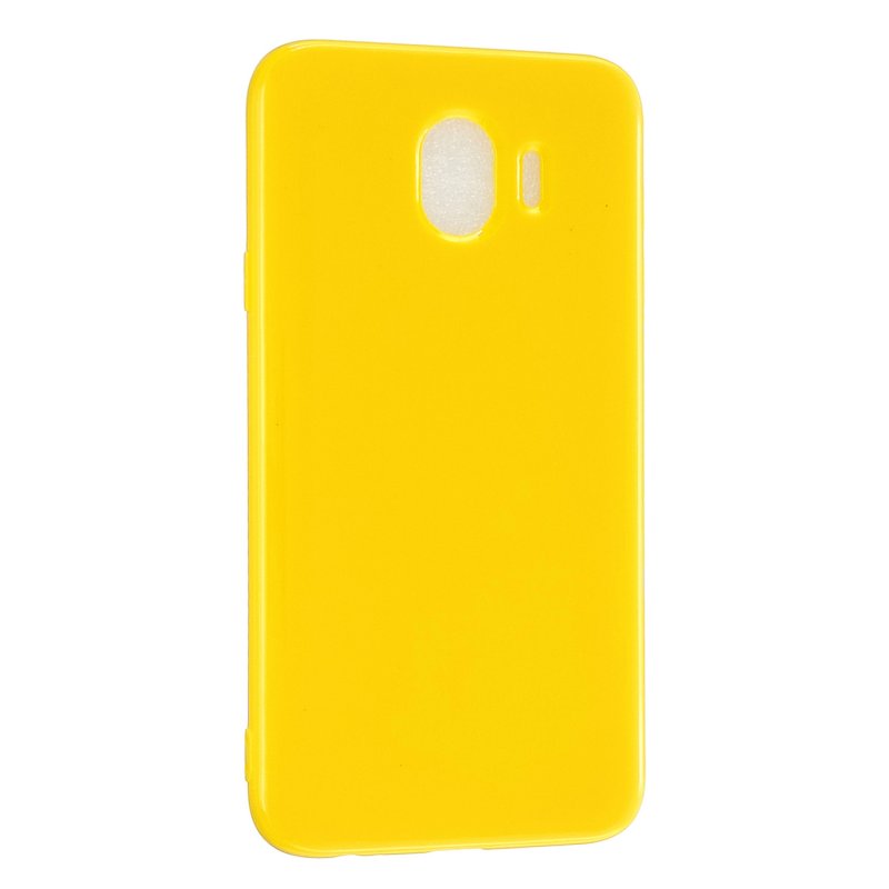 For Samsung J4 2018/J4 Plus/J4 Core/J4 Prime Protective Shell Classic Cellphone Cover Thickened Phone Case Yellow