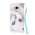 For Samsung J4 Plus J6 Plus Cartoon Phone Shell Delicate Smartphone Case PU Leather Overall Protective Wallet Design Red lip cat