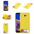For Samsung J4 plus Cute Coloured Painted TPU Anti scratch Non slip Protective Cover Back Case with Lanyard yellow
